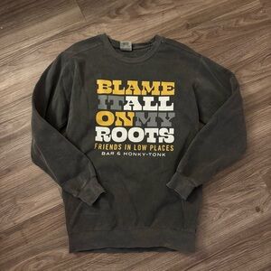 Garth Brooks’ Bar- Friends in Low Places-Vintage Wash Crewneck Sweater